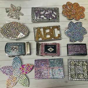 Rhinestone Belt Buckle Collection